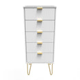 Linear 5 Drawer Bedside Cabinet