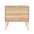Linear 2 Drawer Midi Chest