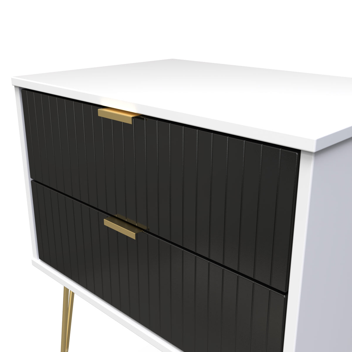 Linear 2 Drawer Midi Chest