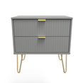 Linear 2 Drawer Midi Chest