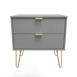 Linear 2 Drawer Midi Chest