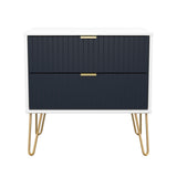 Linear 2 Drawer Midi Chest