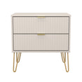 Linear 2 Drawer Midi Chest