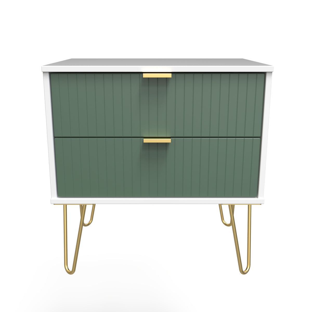 Linear 2 Drawer Midi Chest