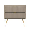 Linear 2 Drawer Midi Chest