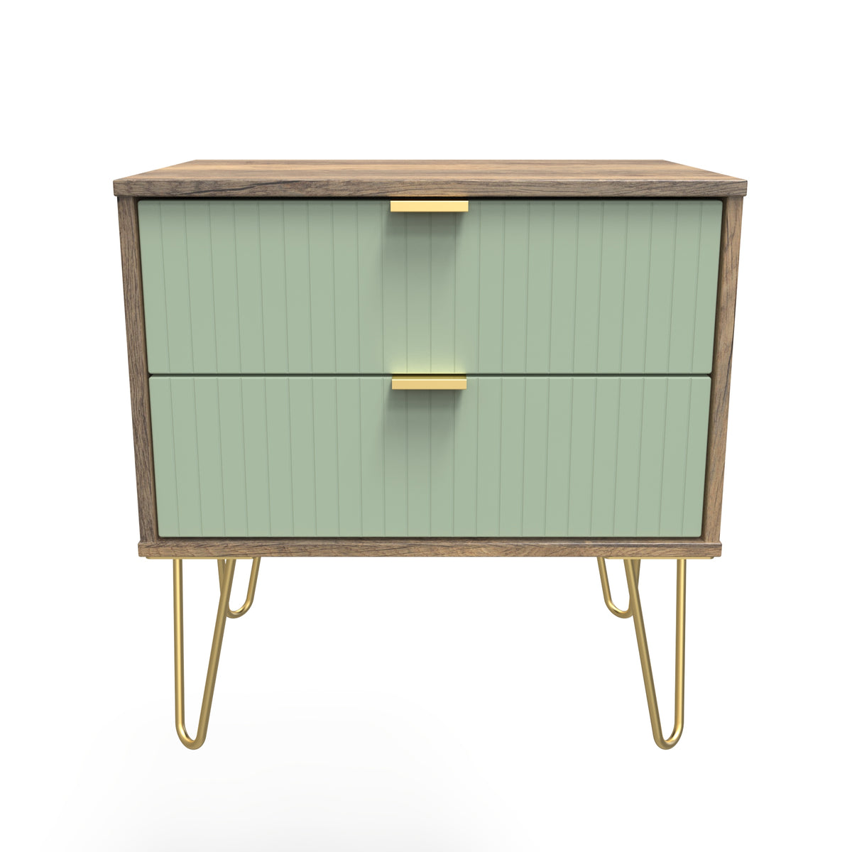 Linear 2 Drawer Midi Chest