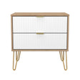Linear (F) 2 Drawer Midi Chest