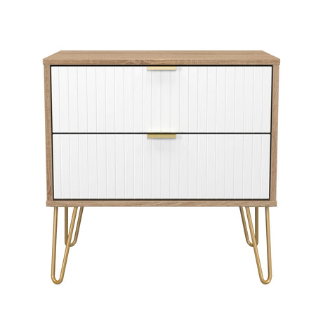 Linear (F) 2 Drawer Midi Chest
