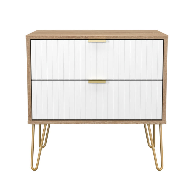 Linear (F) 2 Drawer Midi Chest