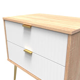 Linear (F) 2 Drawer Midi Chest