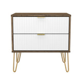 Linear 2 Drawer Midi Chest