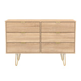 Linear 6 Drawer Midi Chest