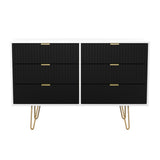 Linear 6 Drawer Midi Chest