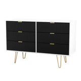 Linear 6 Drawer Midi Chest