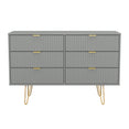 Linear 6 Drawer Midi Chest