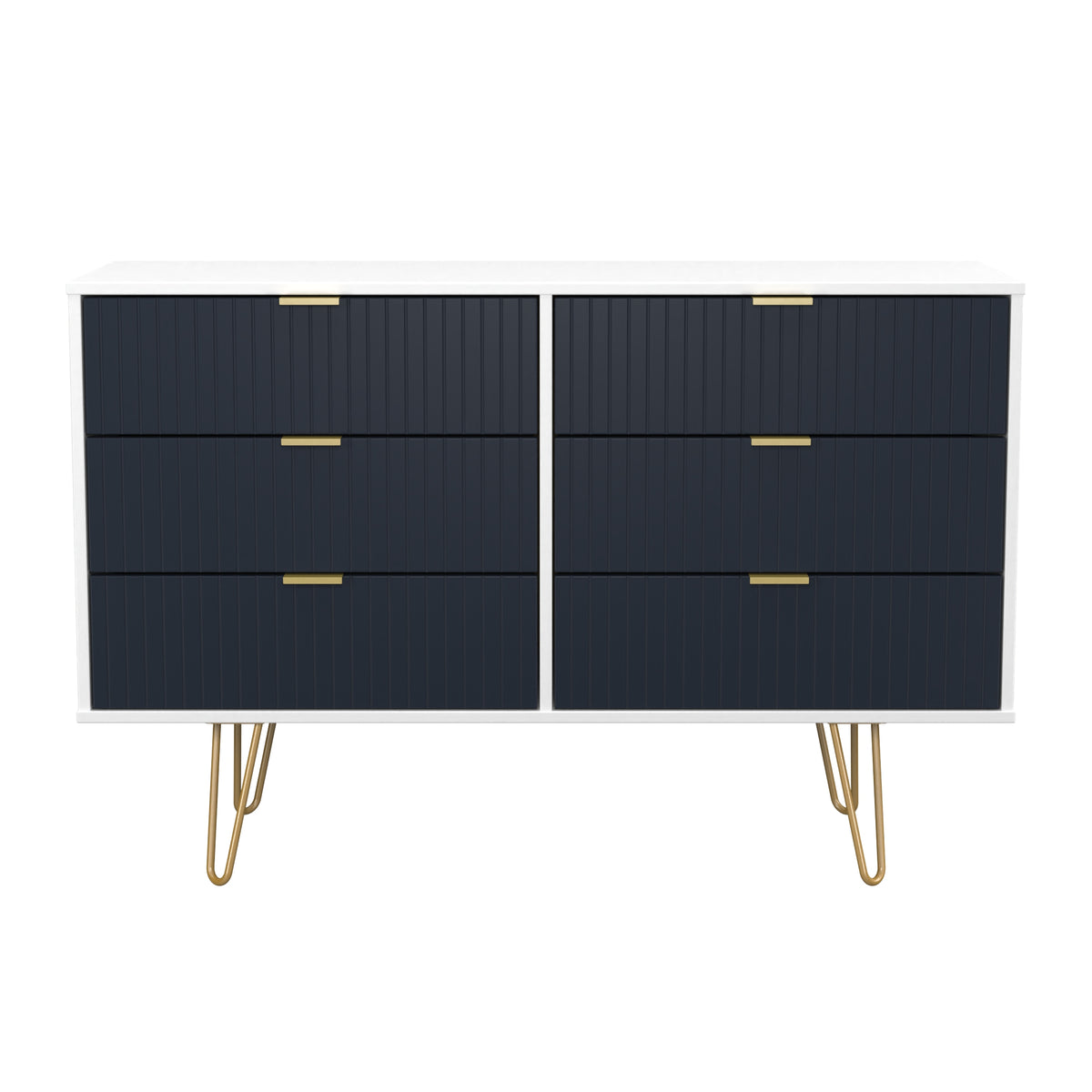 Linear 6 Drawer Midi Chest