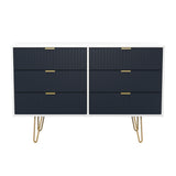 Linear 6 Drawer Midi Chest