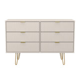 Linear 6 Drawer Midi Chest