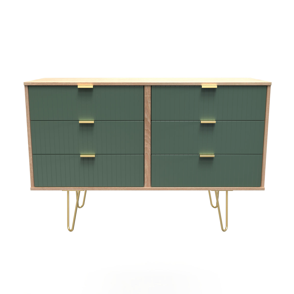 Linear (F) 6 Drawer Midi Chest