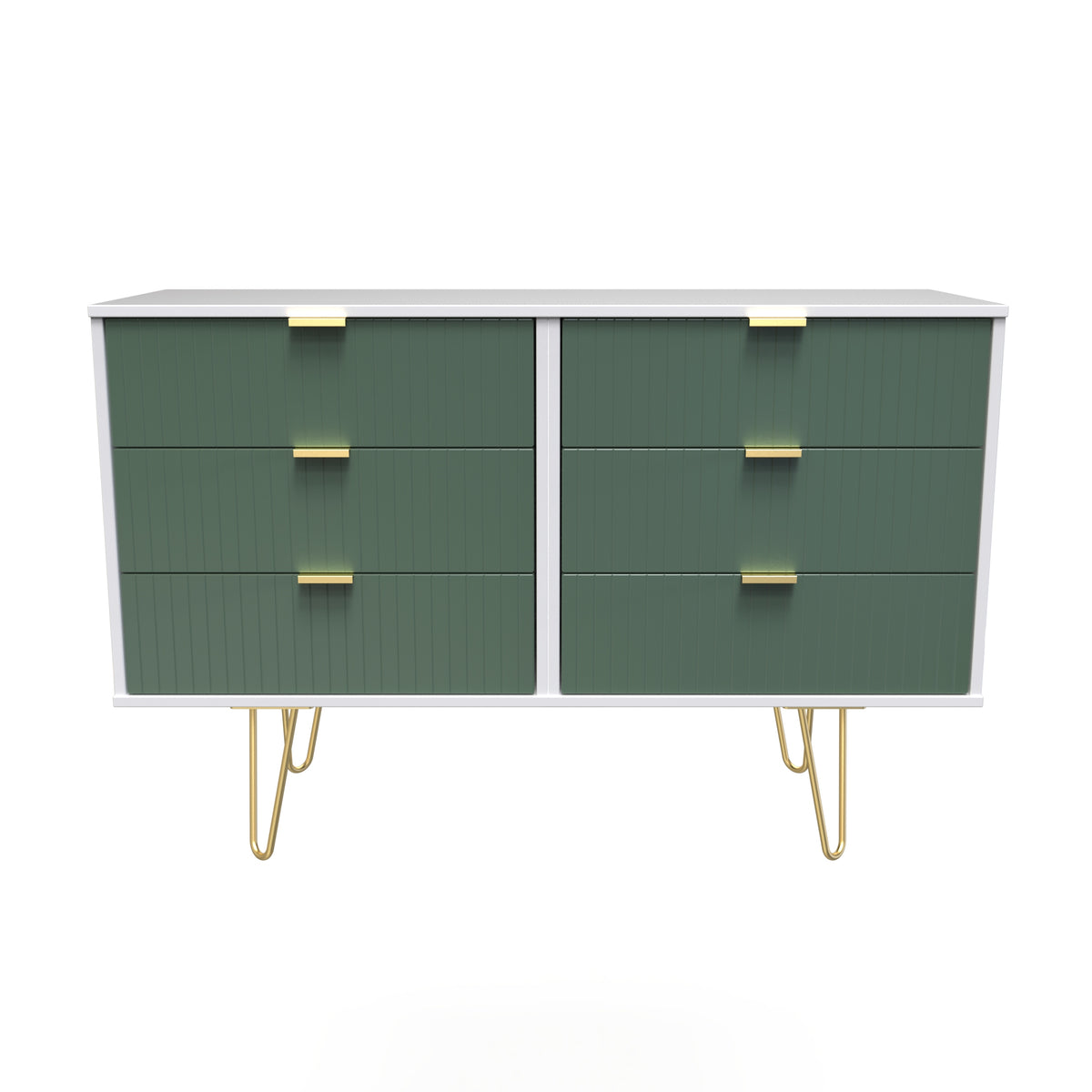 Linear 6 Drawer Midi Chest
