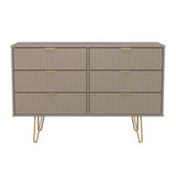 Linear 6 Drawer Midi Chest
