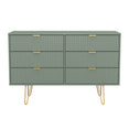 Linear 6 Drawer Midi Chest