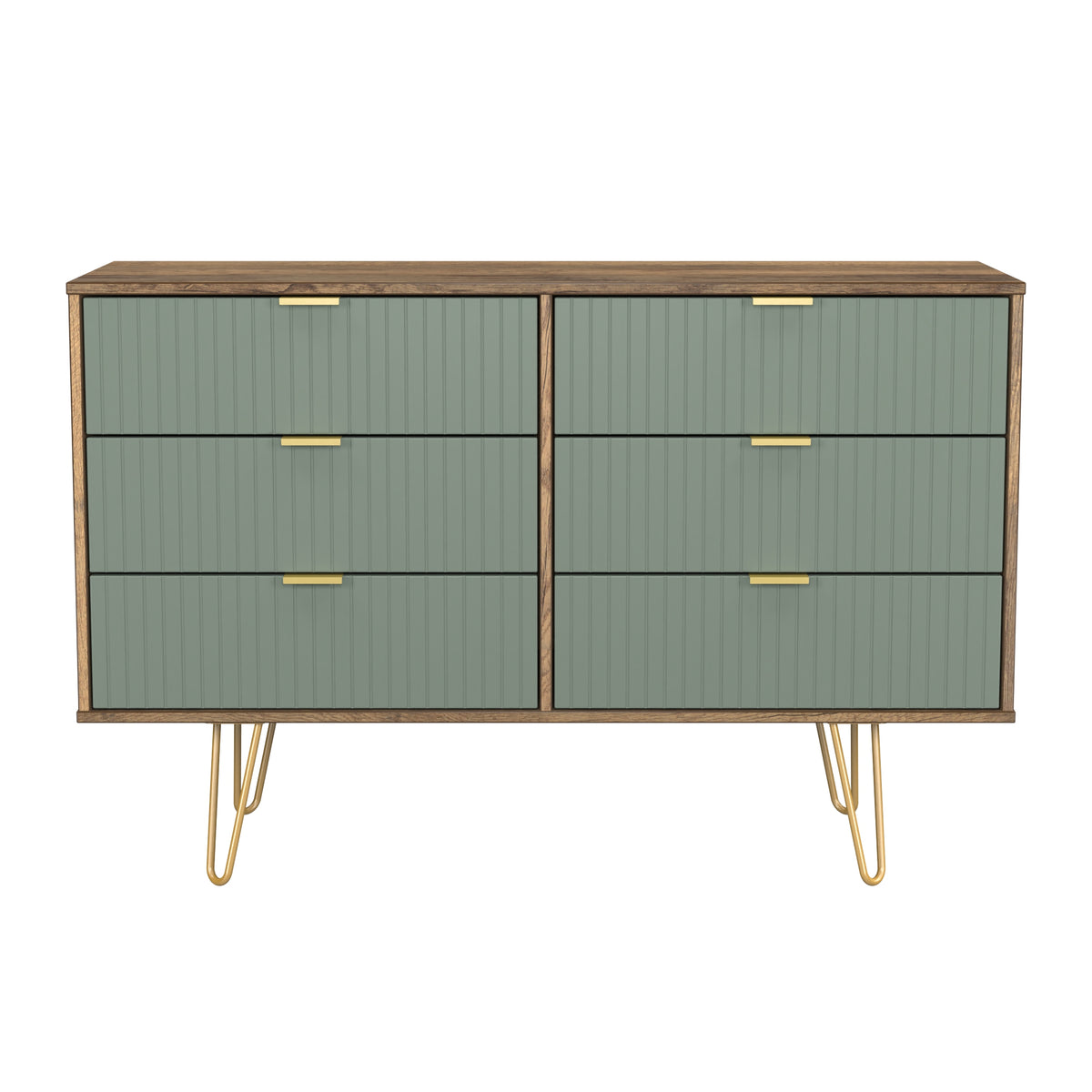 Linear 6 Drawer Midi Chest