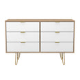 Linear (F) 6 Drawer Midi Chest