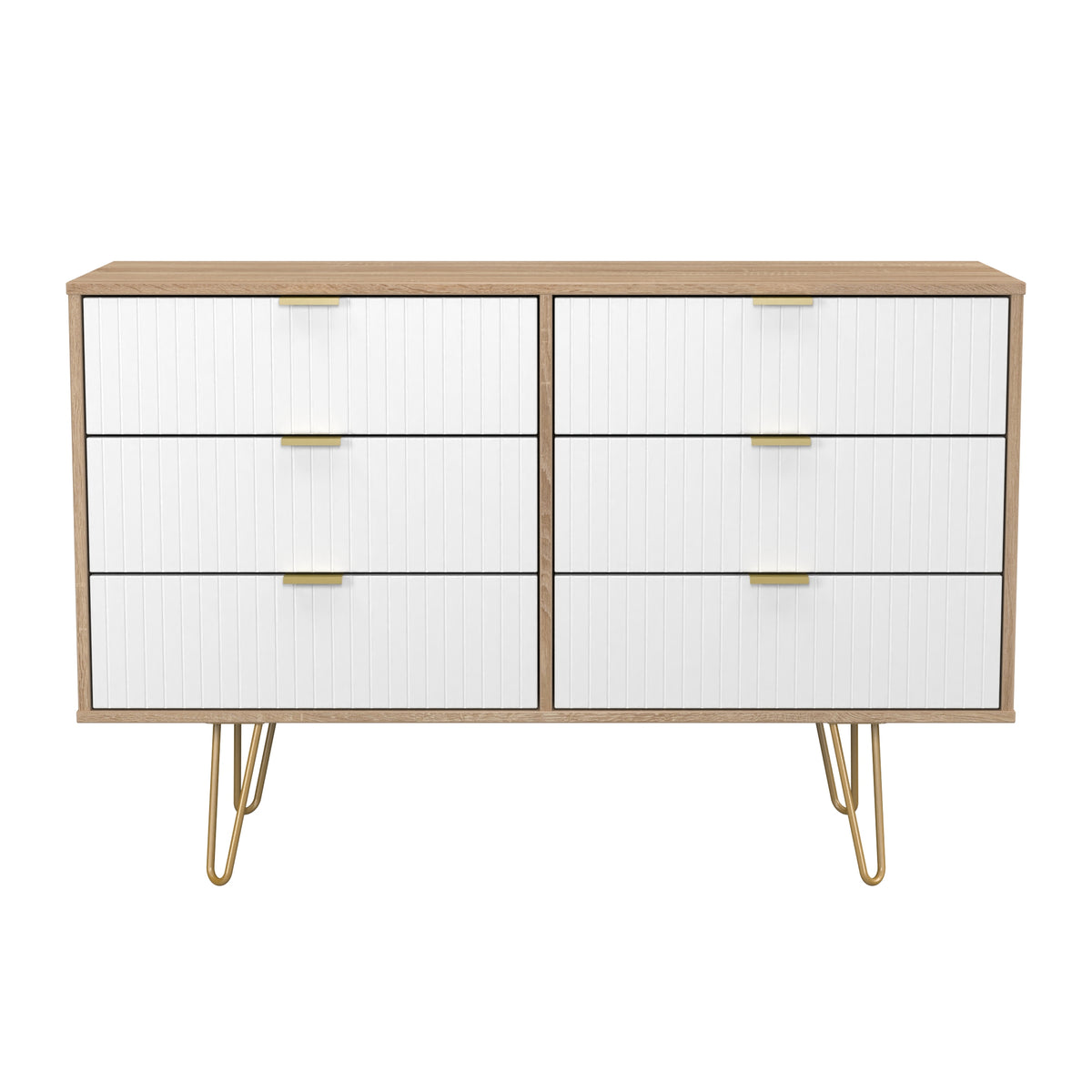 Linear (F) 6 Drawer Midi Chest