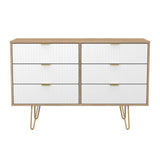 Linear (F) 6 Drawer Midi Chest