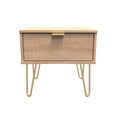 Linear 1 Drawer Bedside Cabinet  with Legs