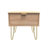 Linear 1 Drawer Bedside Cabinet  with Legs