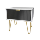 Linear 1 Drawer Bedside Cabinet  with Legs