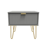 Linear 1 Drawer Bedside Cabinet  with Legs