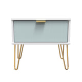 Linear (F) 1 Drawer Bedside Cabinet  with Legs