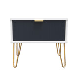 Linear 1 Drawer Bedside Cabinet  with Legs