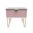 Linear 1 Drawer Bedside Cabinet  with Legs