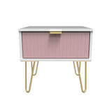 Linear 1 Drawer Bedside Cabinet  with Legs