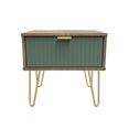 Linear 1 Drawer Bedside Cabinet  with Legs