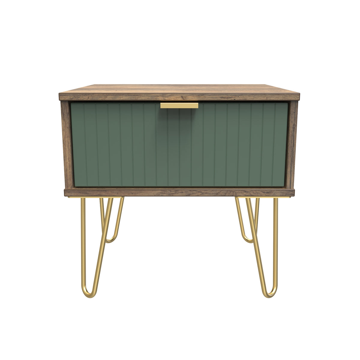 Linear 1 Drawer Bedside Cabinet  with Legs
