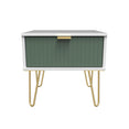 Linear 1 Drawer Bedside Cabinet  with Legs