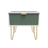 Linear 1 Drawer Bedside Cabinet  with Legs