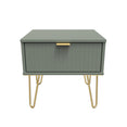Linear 1 Drawer Bedside Cabinet  with Legs