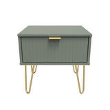 Linear 1 Drawer Bedside Cabinet  with Legs