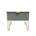Linear 1 Drawer Bedside Cabinet  with Legs