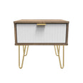 Linear 1 Drawer Bedside Cabinet  with Legs
