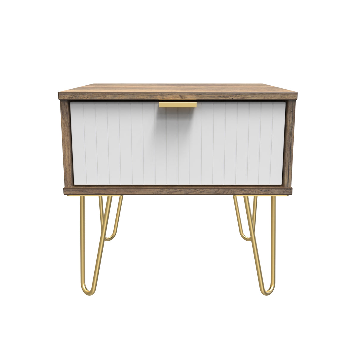 Linear 1 Drawer Bedside Cabinet  with Legs