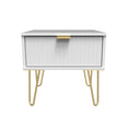 Linear 1 Drawer Bedside Cabinet  with Legs