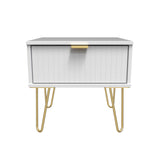Linear 1 Drawer Bedside Cabinet  with Legs