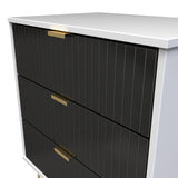 Linear 3 Drawer Midi Chest with Legs